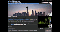 Desktop Screenshot of coolrom.com
